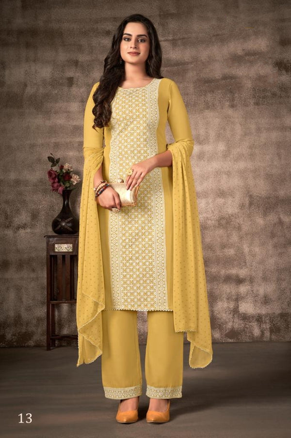 Women's Yellow Salwar Suit