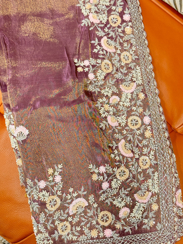 Soft Tissue Organza Saree