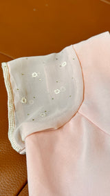Chikankari Chiffon Saree With Matching Blouse