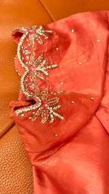 Pink Soft Organza Saree