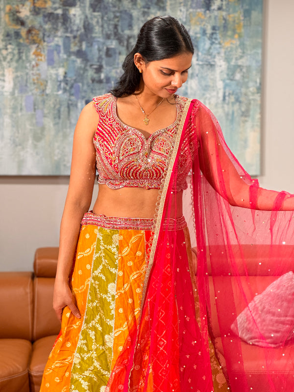 Banaras Multicolor Lehenga