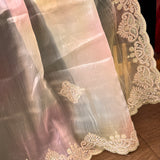 Moonlight Green Organza Saree