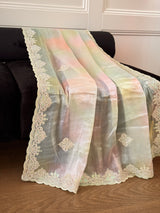 Moonlight Green Organza Saree