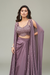 Lavendar Croptop