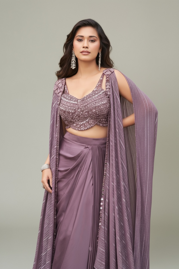 Lavendar Croptop