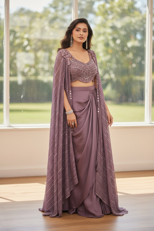 Lavendar Croptop