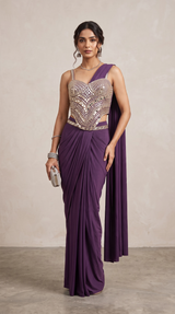 Designer Drape Saree