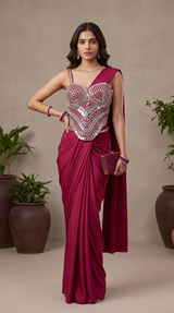 Designer Drape Saree