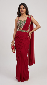 Designer Drape Saree