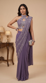 Designer Drape Saree