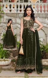 Nyra Cut Suit with Palazzo Pant