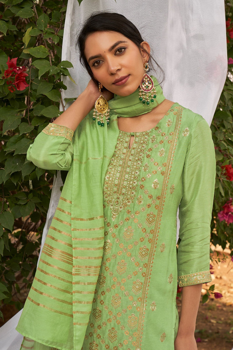 Women's Green Salwar Suit